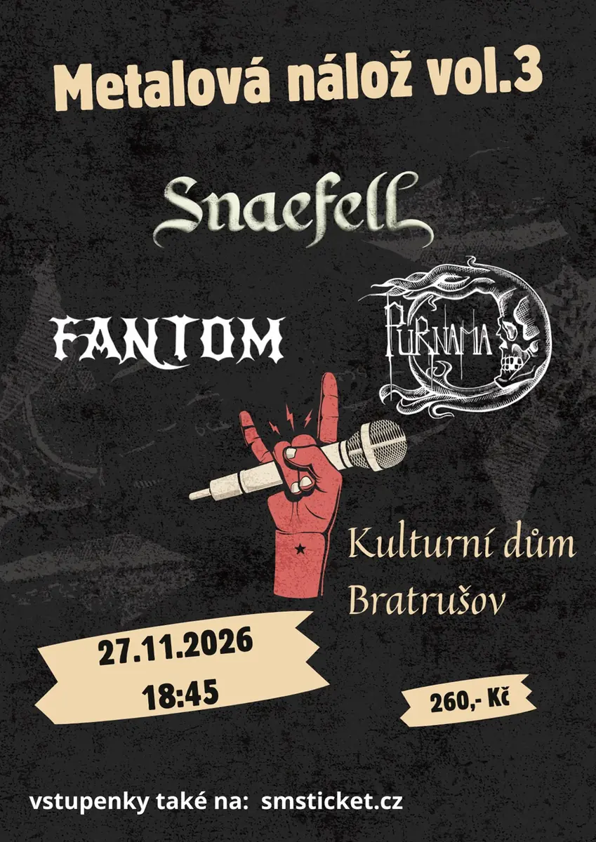 Metalová nálož vol.3 — Kulturní dům, Bratrušov