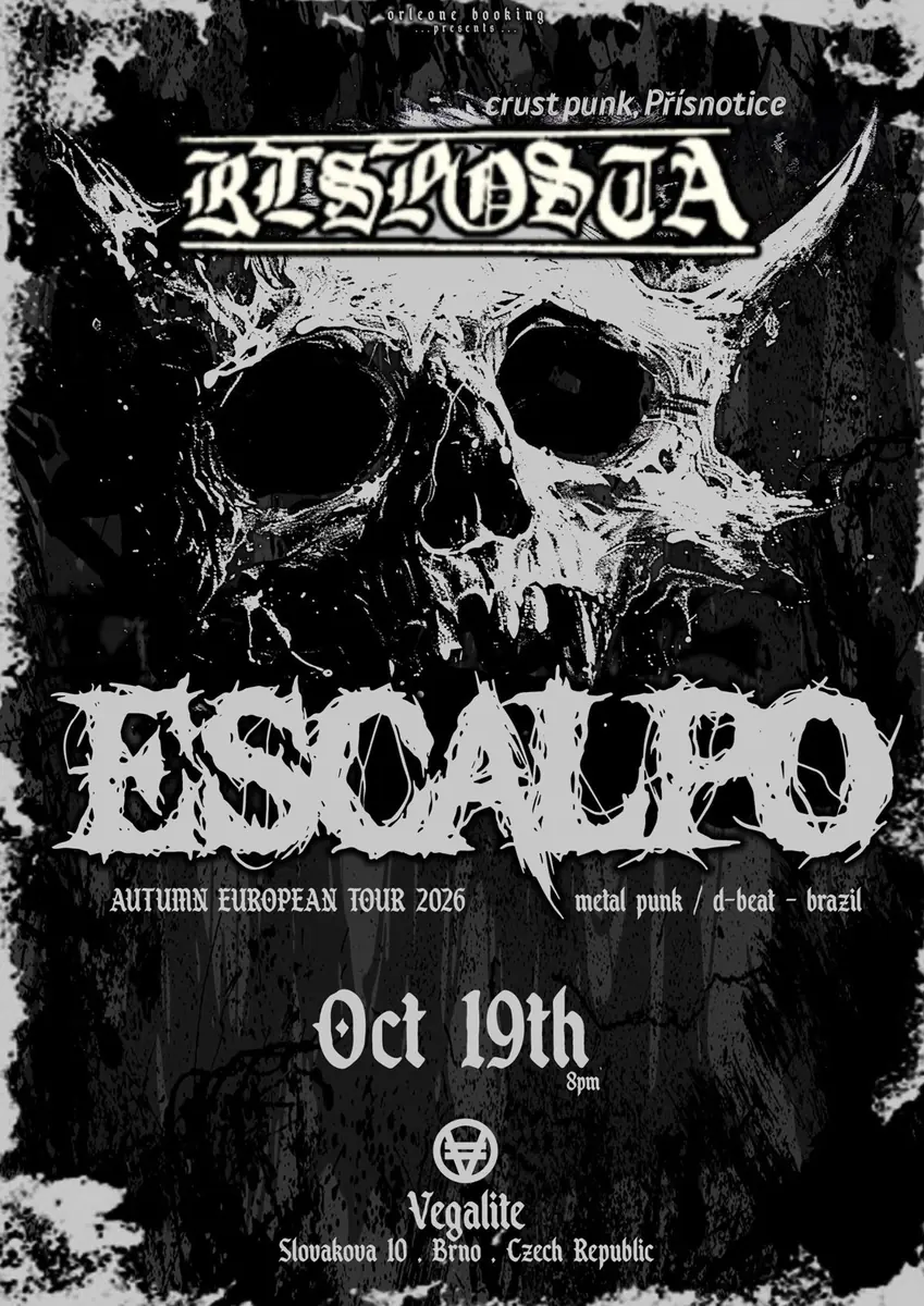 ESCALPO (BRA) // RISPOSTA (CZ) — VEGALITÉ, Brno