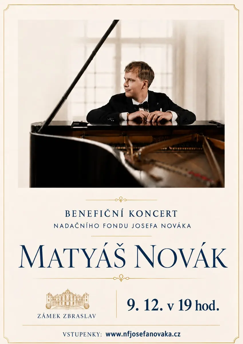 Benefiční koncert s Matyášem Novákem — Zámek Zbraslav, Praha