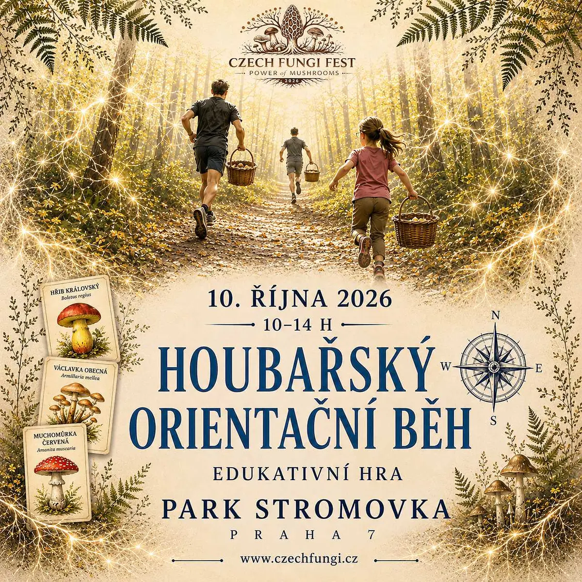 Houbařský orientační běh — Vozovna Stromovka, Praha