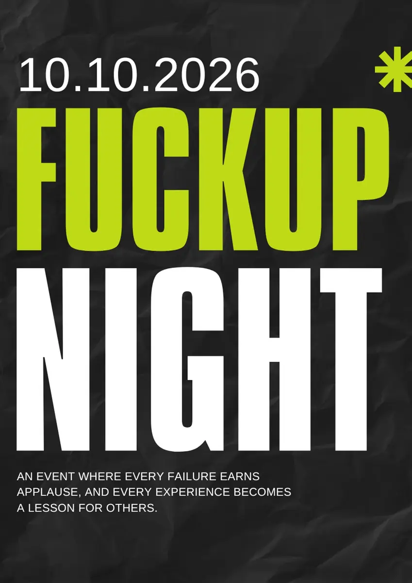 Fuckup Night Prague — Pelmeňárna, Praha