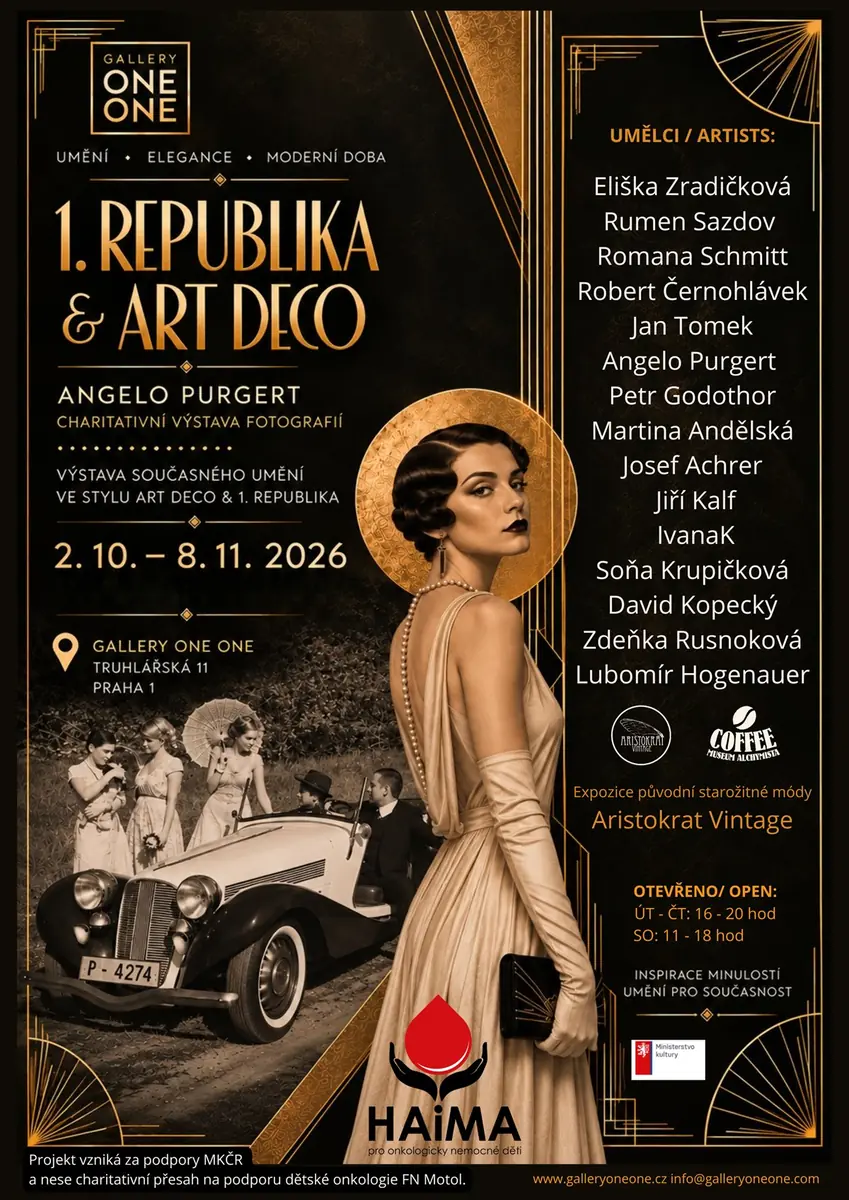 1. Republika & Art deco — Gallery ONE ONE, Praha