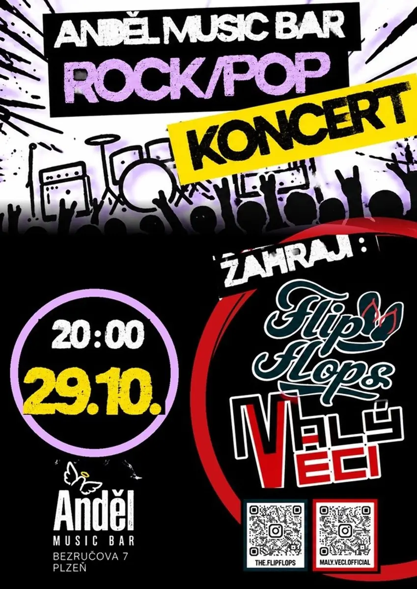 Flip Flops & Malý věci — Anděl Music Bar, Plzeň