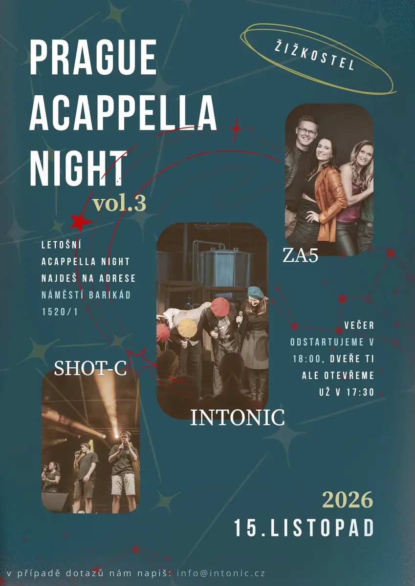 Prague Acappella Night vol. 3 — Žižkostel, Praha