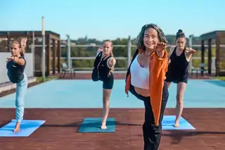 Хатха-йога на даху