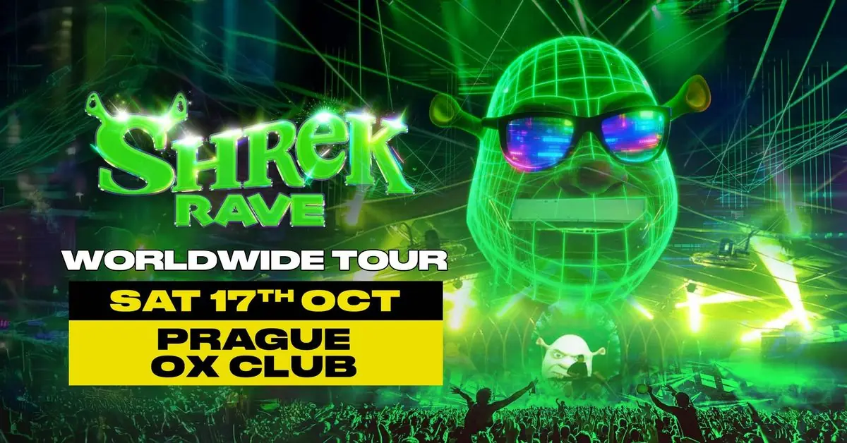 Shrek Rave приїжджає до Праги! — OX Club Prague, Прага