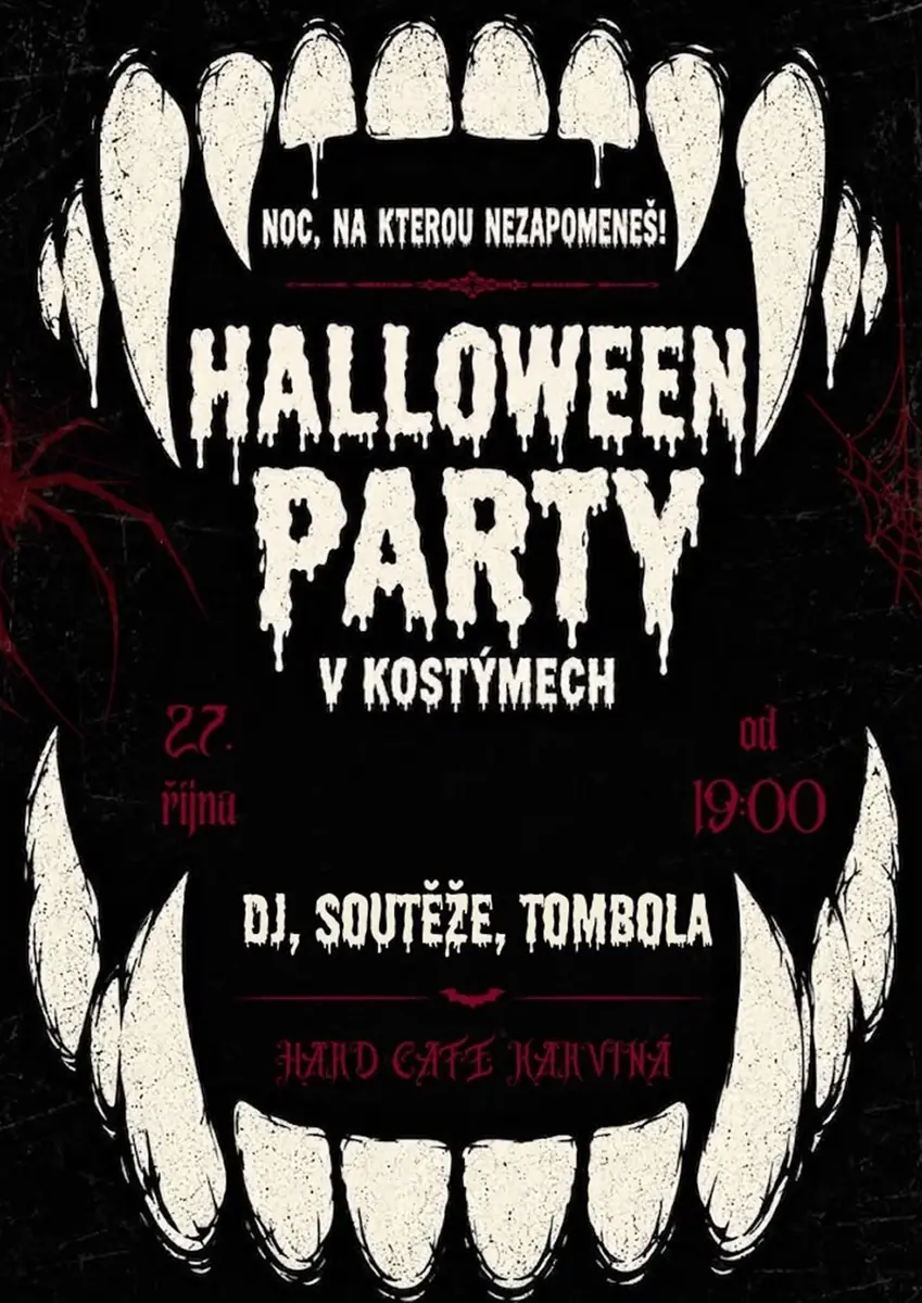 Halloween party 18+! — Hard Cafe, Karviná