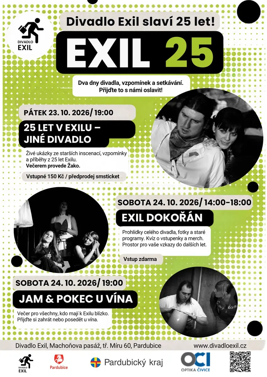 25 Jahre im Exil - Ein anderes Theater — Theater Exil (Machoňova pasáž), Pardubitz