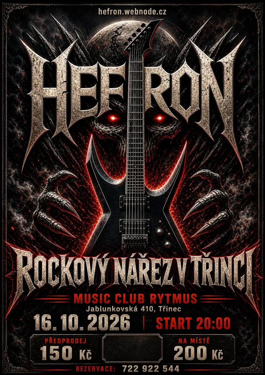 HEFRON - рок-концерт у Тршинці — Music Club Rytmus, Тршинець