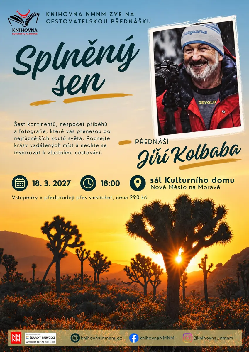 Jiří Kolbaba - Splněný sen — Kulturák NMnM, Nové Město na Moravě