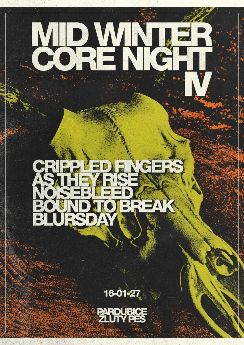 MID•WINTER•CORE•NIGHT - Pardubice — Music Club Žlutý pes, Pardubice
