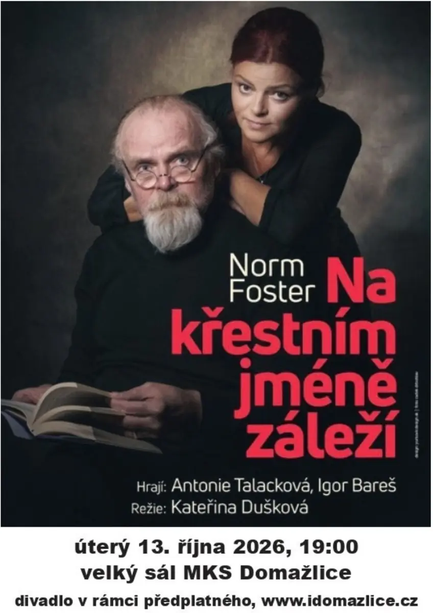 Norm Forster: Der Name ist wichtig — MKS | velký sál, Domažlice