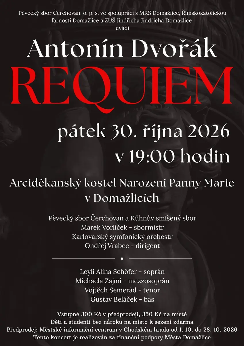 A. Dvořák: REQUIEM — arciděkanský kostel, Domažlice
