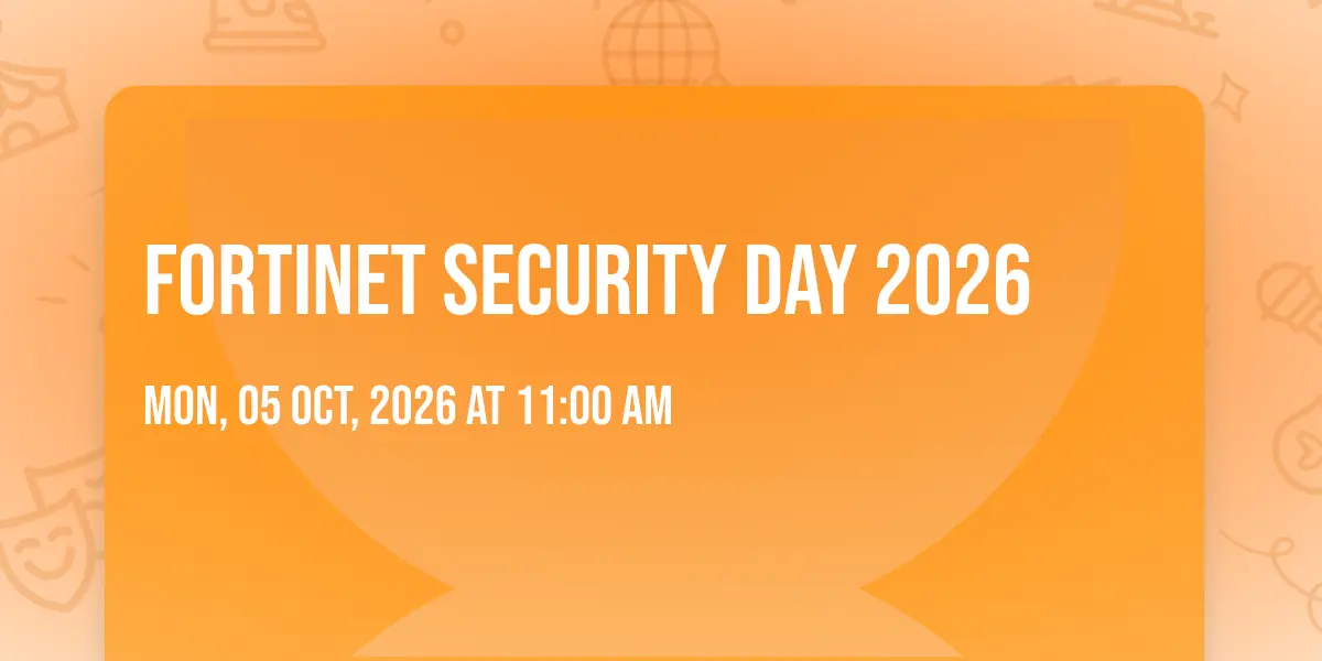 Fortinet Security Day 2026 — O2 universum, Prag