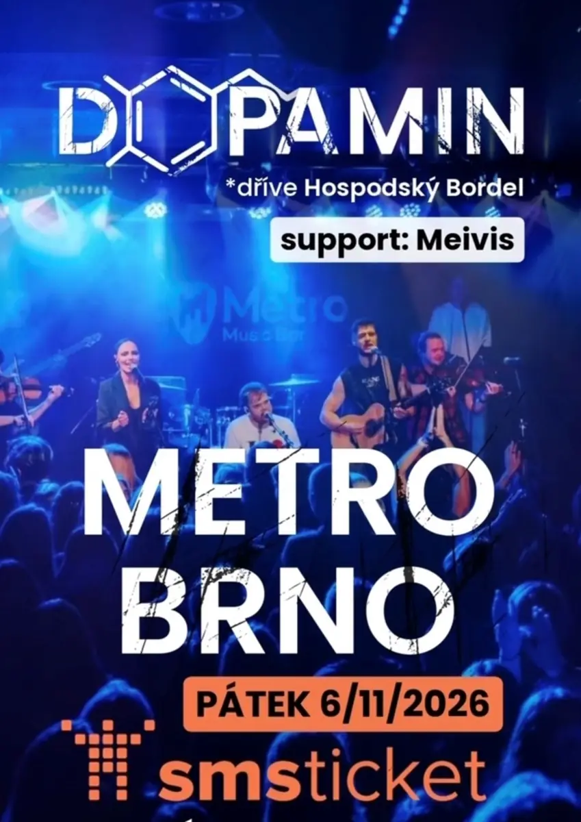 Dopamin (Hospodský Bordel) + Meivis v Metro Music Baru — Metro Music Bar, Brno