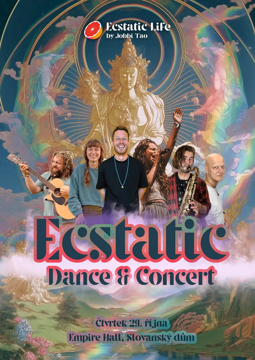 ECSTATIC DANCE & CONCERT | JOBBI TAO & MUSICIANS — Empire Hall, Slovanský dům, Praha