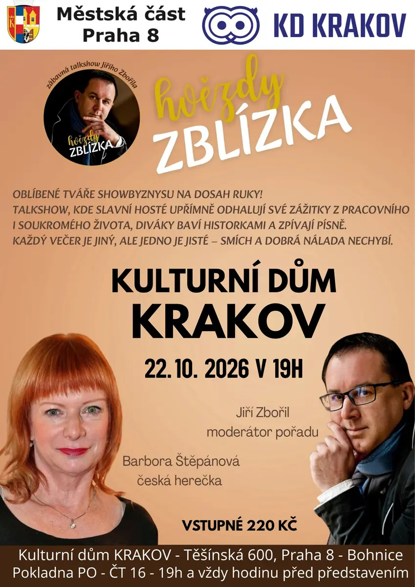 Close-Up Stars: Bára Štěpánová — Kulturní dům Krakov, Prague