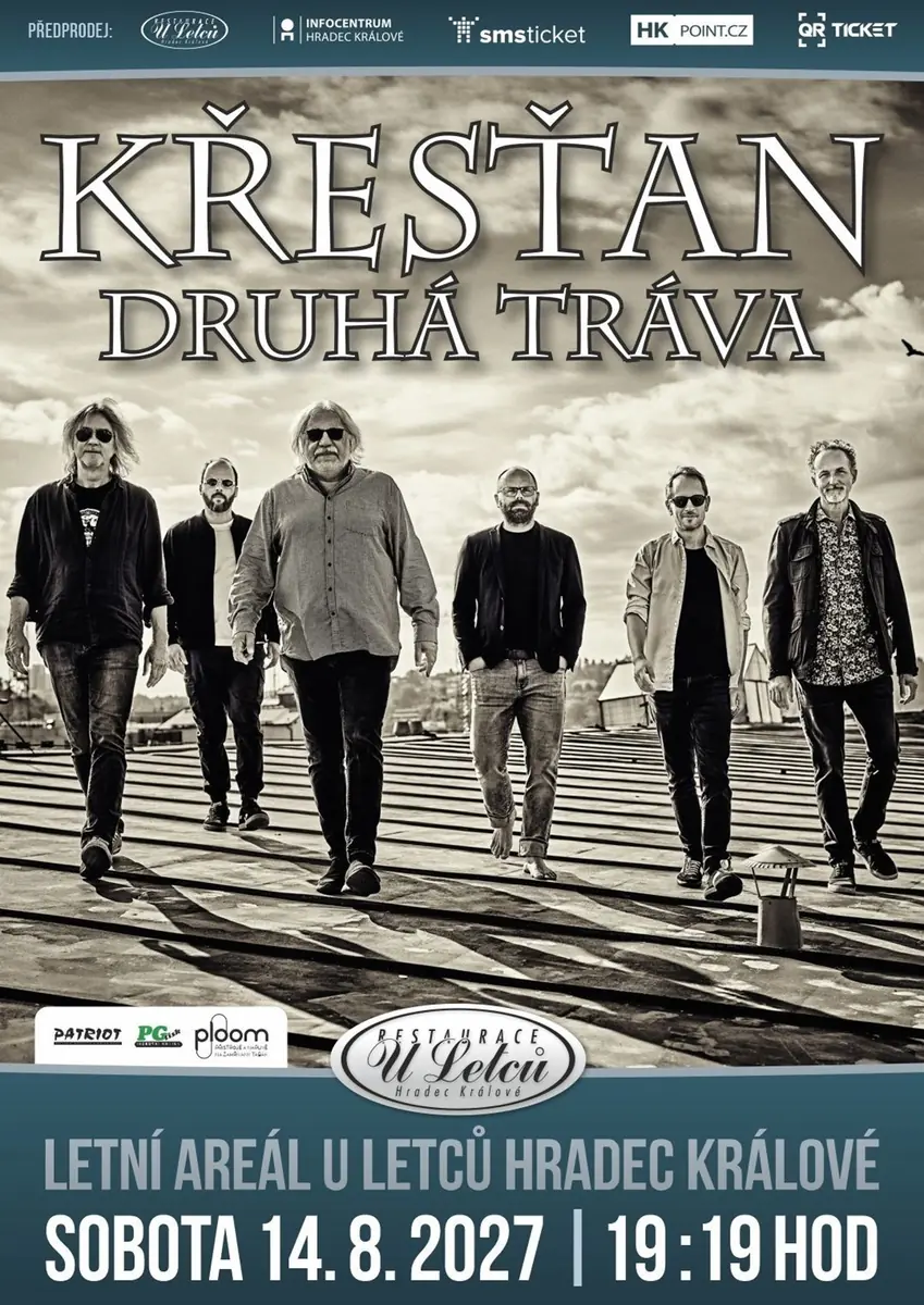 Robert Křesťan & Druhá Tráva — Restaurace  U Letců, Hradec Králové