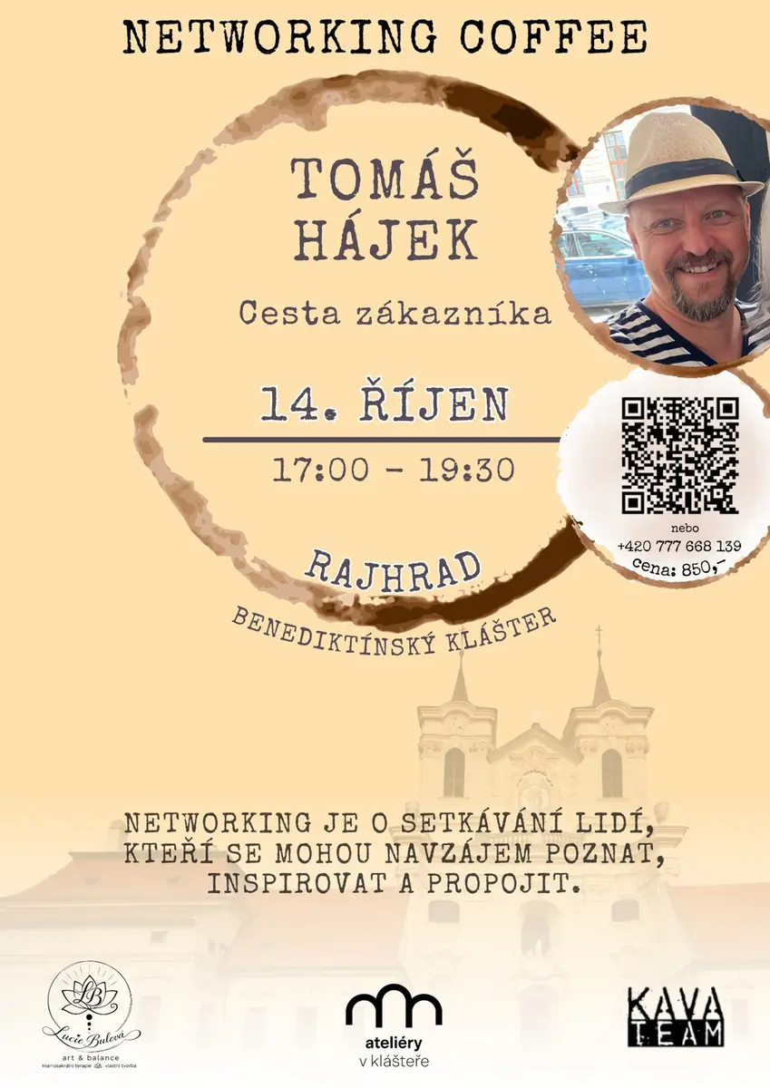 Networking Coffee с Томашем Гайеком — Бенедиктинское аббатство Райград, Райград