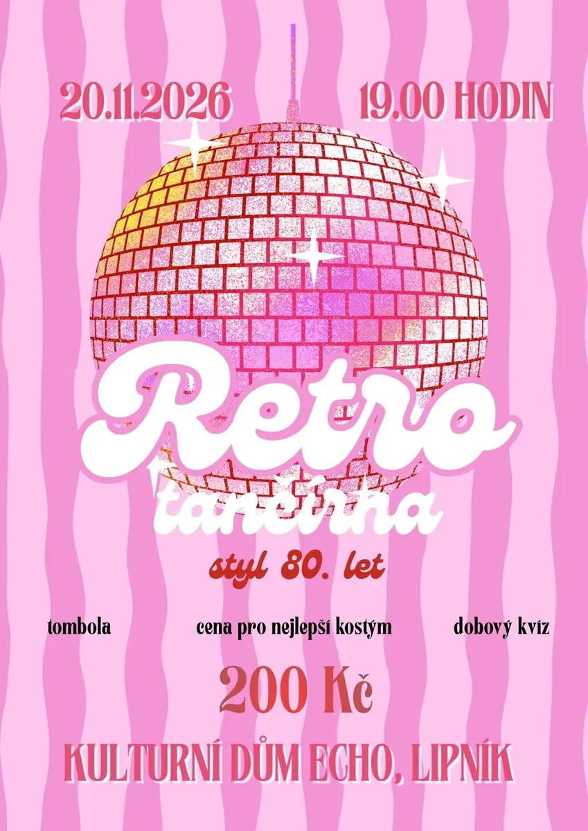 Retro Dance Night - 1980s — Echo Cultural Centre, Lipník nad Bečvou