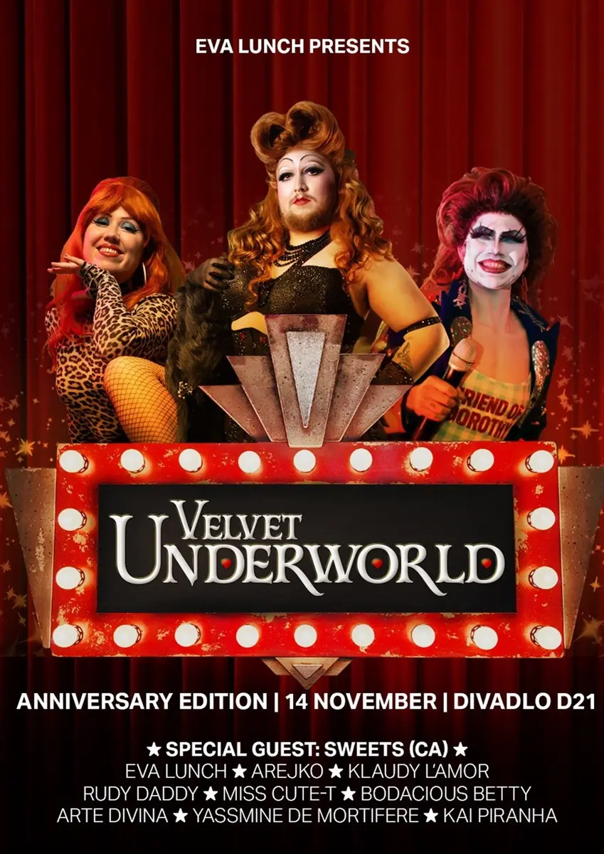 Velvet Underworld: 1st Anniversary — Divadlo D21, Praha