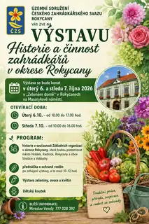 Výstava – Historie a činnost zahrádkářů v okrese Rokycany