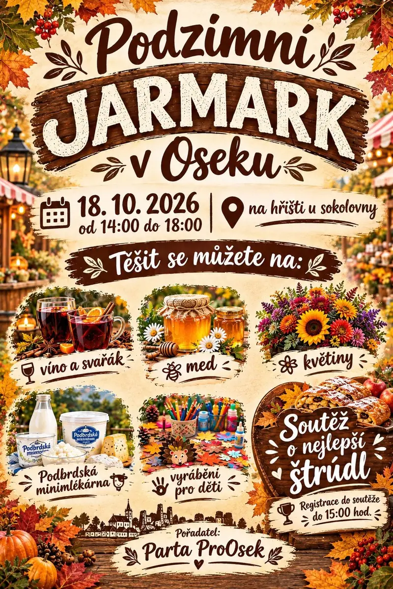 Herbstmarkt in Osek — Rokycany