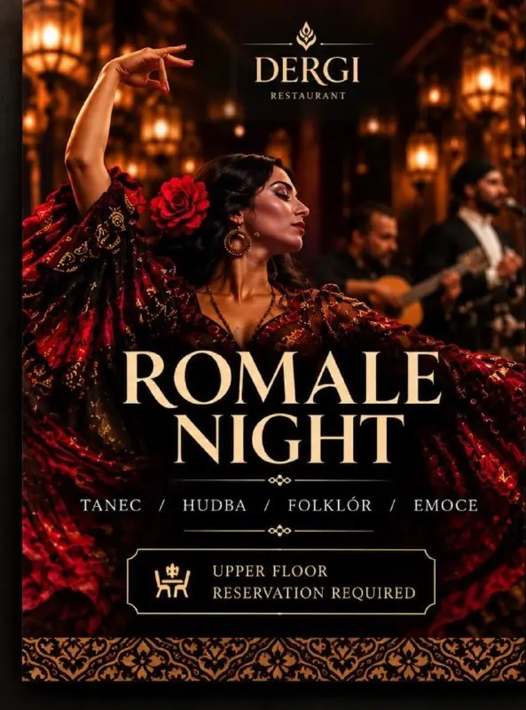 ROMALE NIGHT im Restaurant DERGI — Dergi Restaurant, Prag
