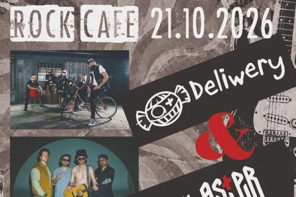 Viki Aster + Deliwery — Rock Café, Прага