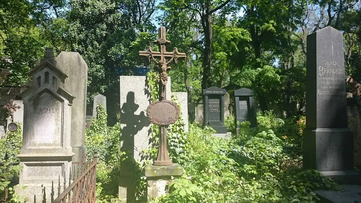 Auf dem Olšany-Friedhof mit interessanten Persönlichkeiten - Teil I — Olšan-Friedhof, Prag