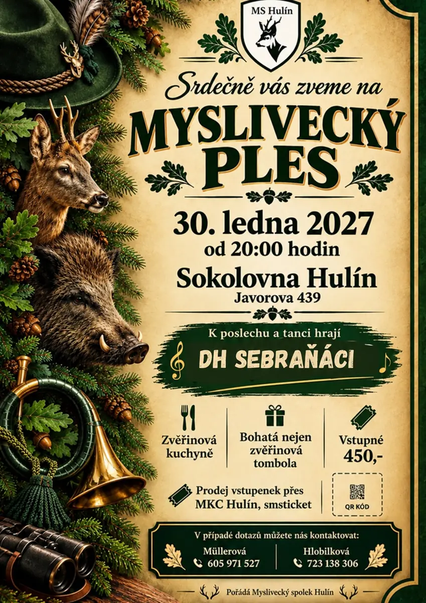 Jägerball — Städtisches Kulturzentrum - Sokolovna, Hulín