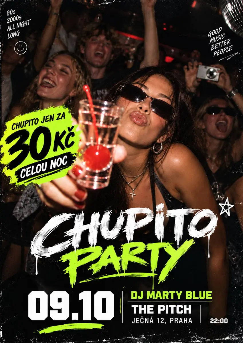 Chupito Party im The Pitch — The Pitch Club, Prag