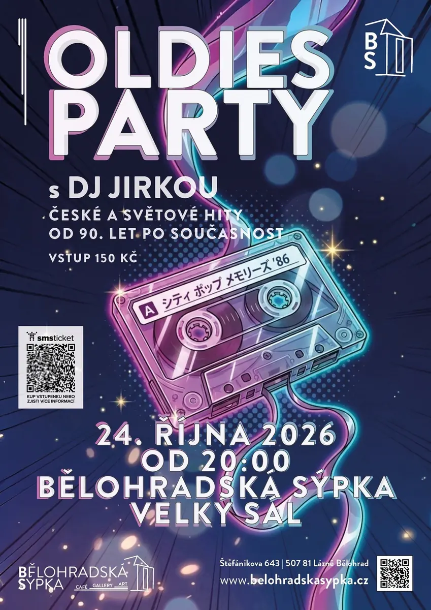 Oldies party с DJ Jirkou — Белоградский амбар, Лазне-Белоград