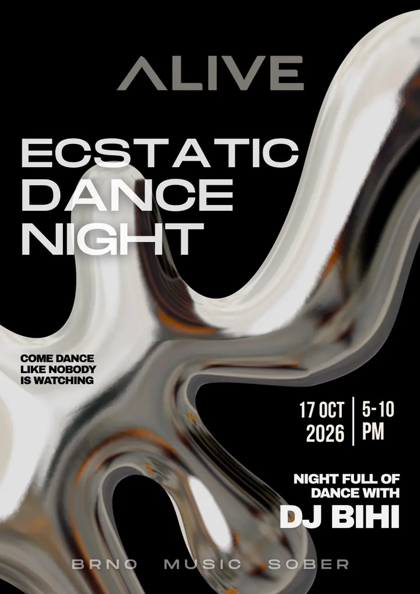 Ecstatic Dance Night | Brno | ALIVE — ABZAC multifunkční centrum, Brno