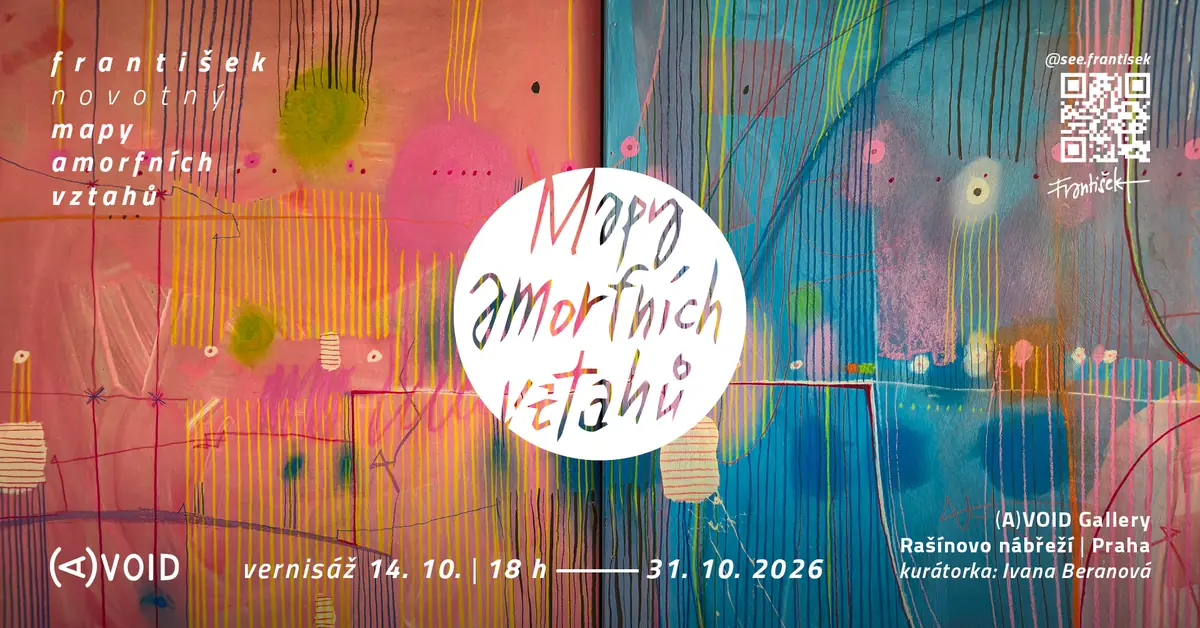 František Novotný - Karten amorphe Beziehungen — (A)void Gallery, Prag