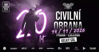 Civilní Obrana - 20 let - Praha, Lucerna - Velký sál