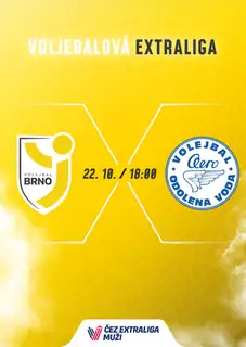 2. Runde ČEZ Extraliga Männer: Brno - Odolena Voda