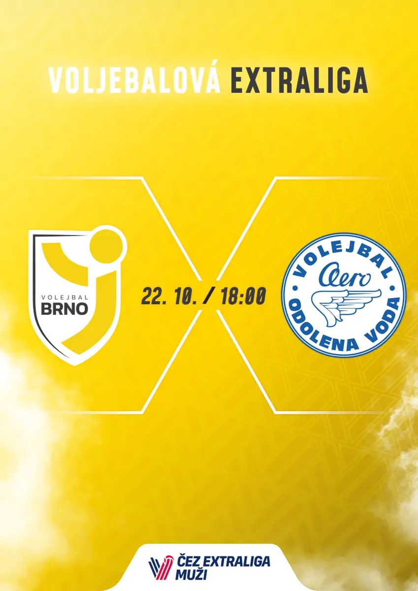 2. Runde ČEZ Extraliga Männer: Brno - Odolena Voda — Hala Kounicova, Brünn