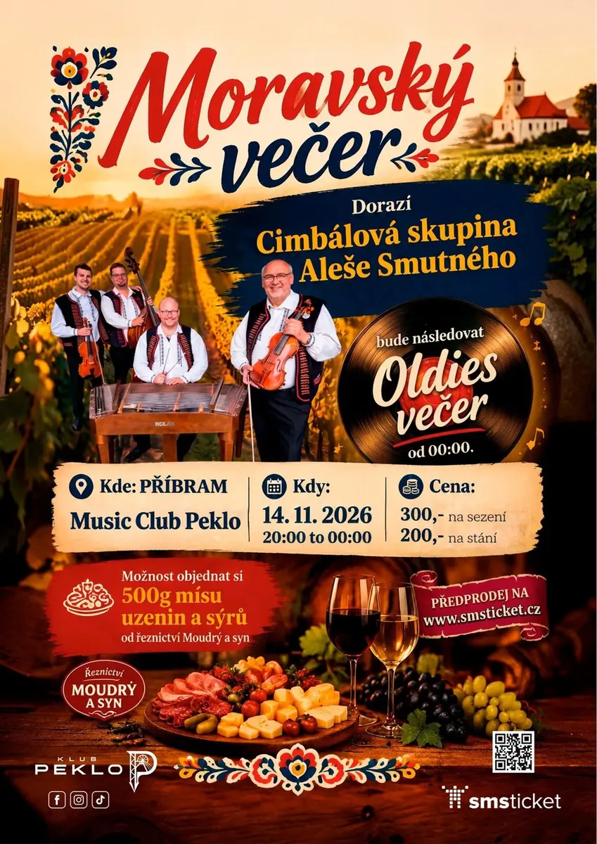 Моравский вечер — Music Club Peklo, Пршибрам