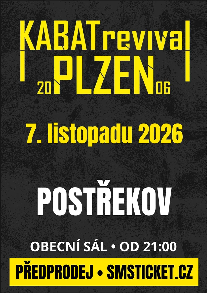 Kabát Revival Plzeň — Obecní sál, Postřekov