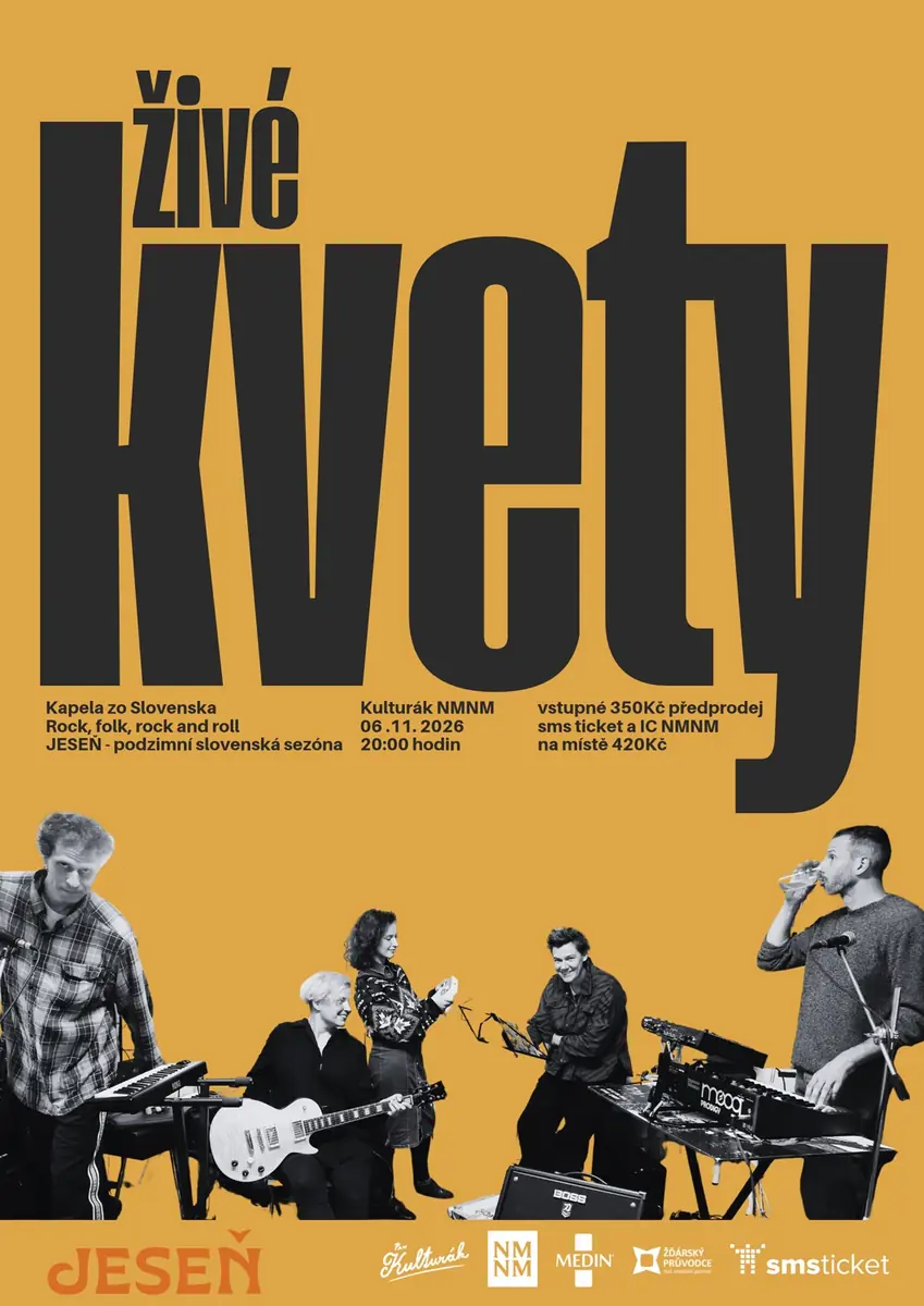 Živé kvety — Kulturák NMnM, Nové Město na Moravě