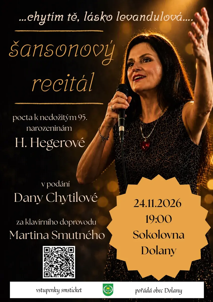 Šansonový recitál — Sokolovna Dolany, Dolany