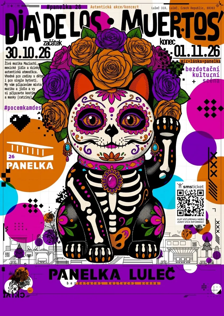 Día De Los Muertos на Панелке 2026 — Panelka, Лулец