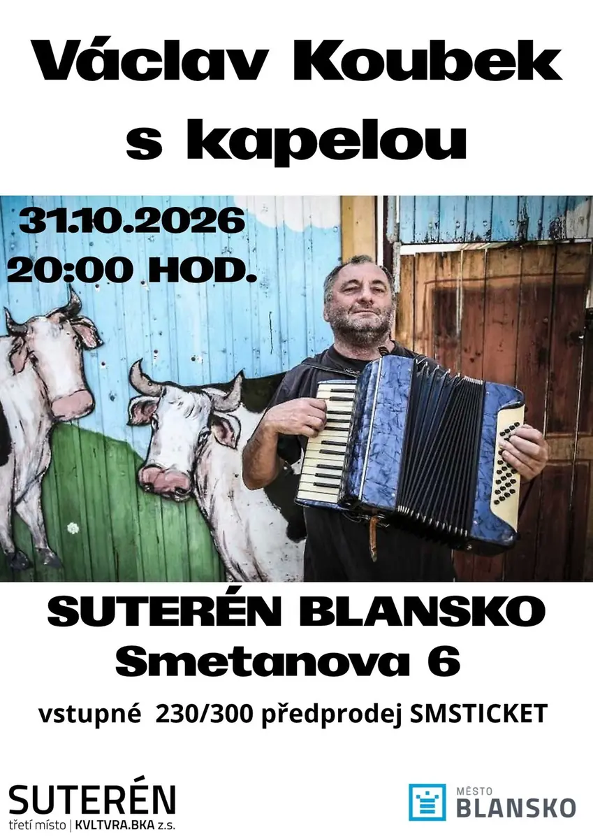 Václav Koubek mit Band — Suterén, Blansko