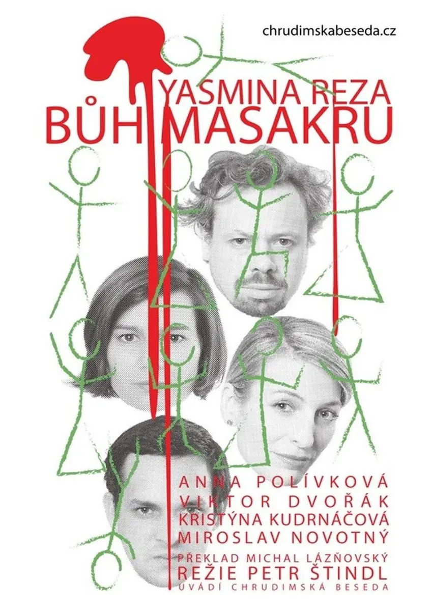 Chrudimská Beseda: Ясмина Реза - "Бог резни" — Культурный центр, Ческа-Требова