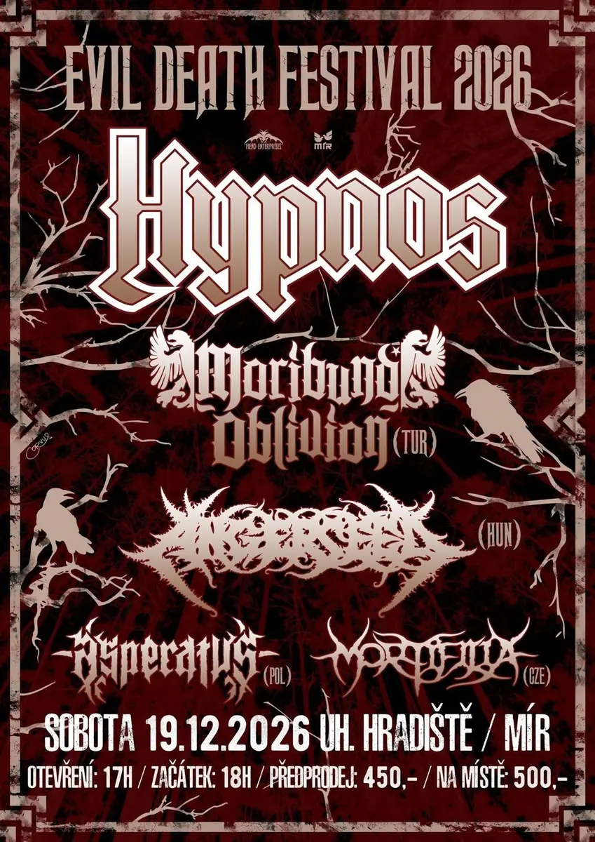 Evil Death festival 2026 — Mir Club, Uherské Hradiště