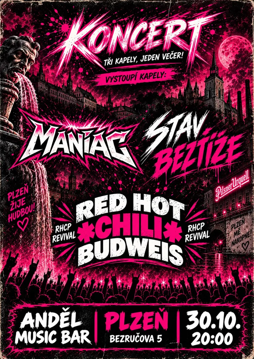 MANIAC — Ангел Music Bar, Пльзень