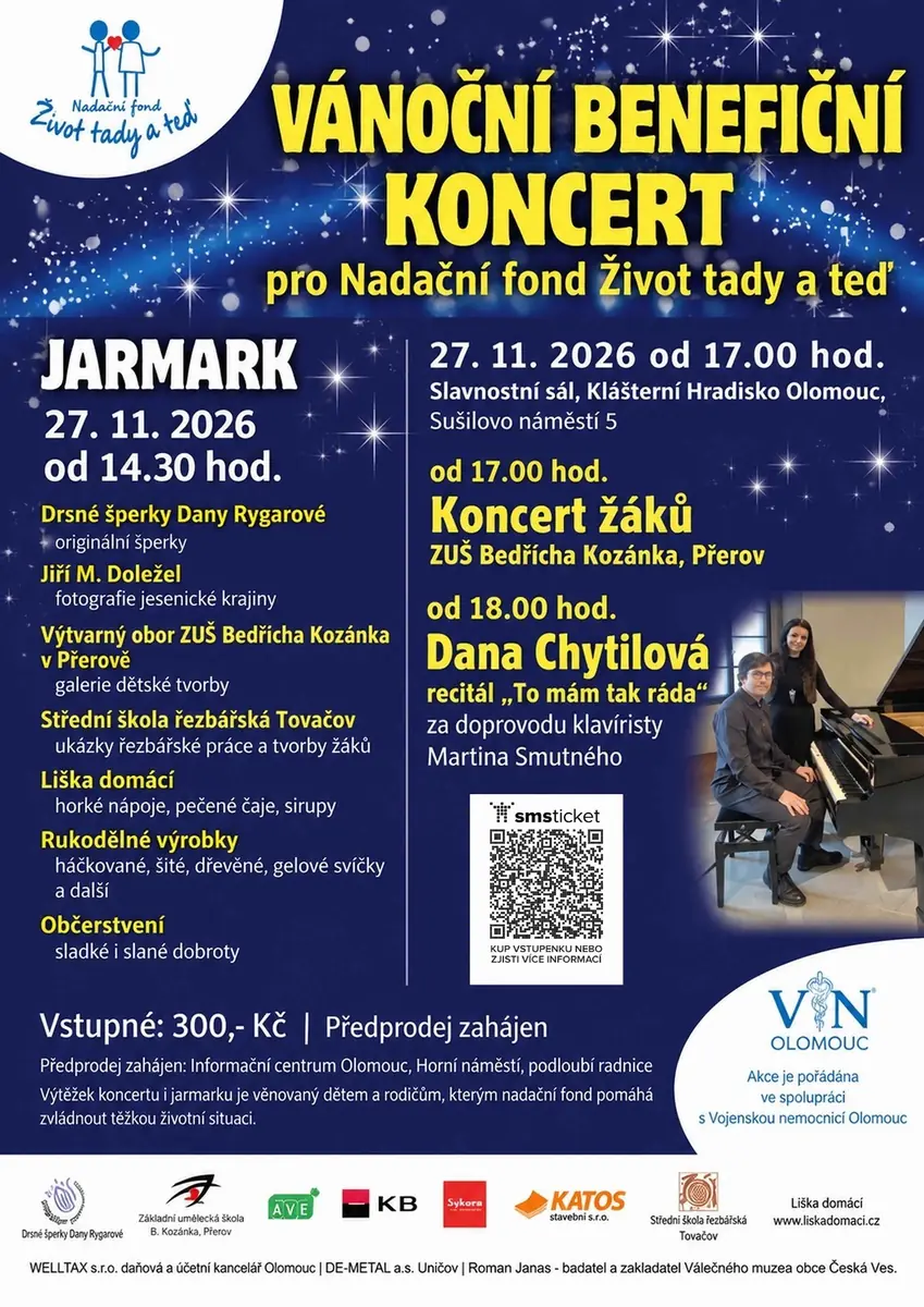 Benefit Concert for the Zivot Tady a Ted Foundation — Klášterní Hradisko, Olomouc