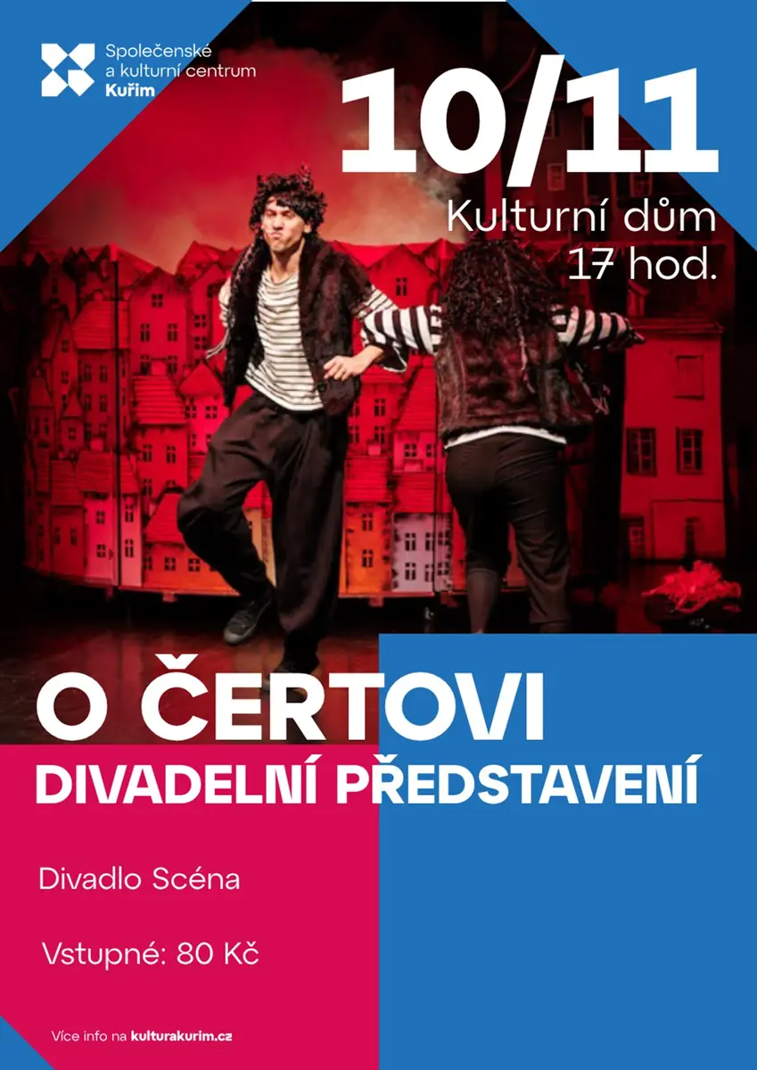 O čertovi | Zábava pro děti — Společenské a kulturní centrum, Kuřim