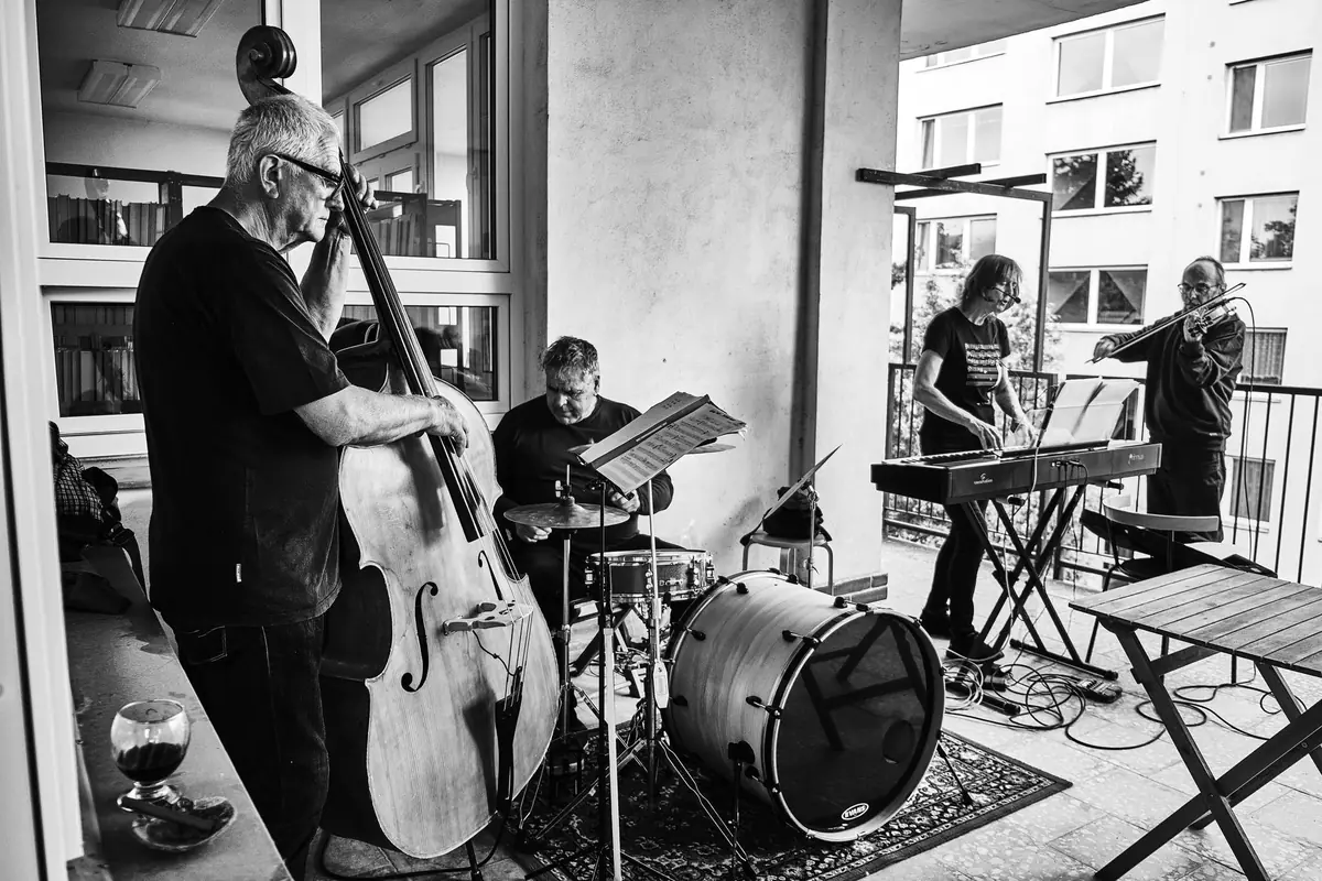 Konzert der Gruppe T. R. I. - Vertonete Poesie zwischen Bildern — ART Rubikon z.s., Olmütz